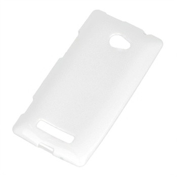 Силиконови гърбове Силиконови гърбове за HTC Силиконов гръб ТПУ гланц за HTC Windows Phone 8x бял